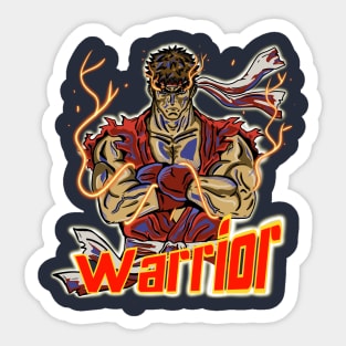 Super Power Warrior Sticker